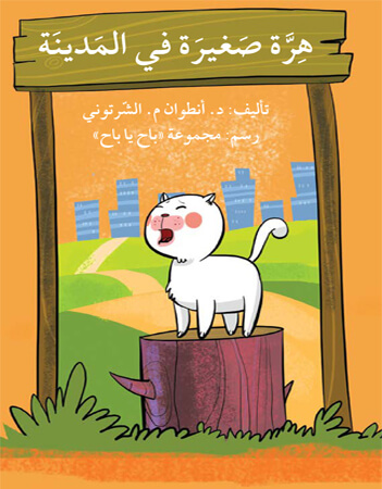 هرة صغيرة في المدينة.راديو